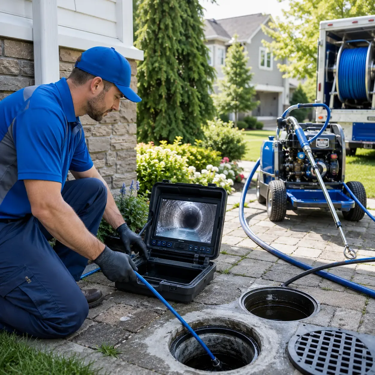 Outdoor drain cleaning professionals serving Lancaster, OH