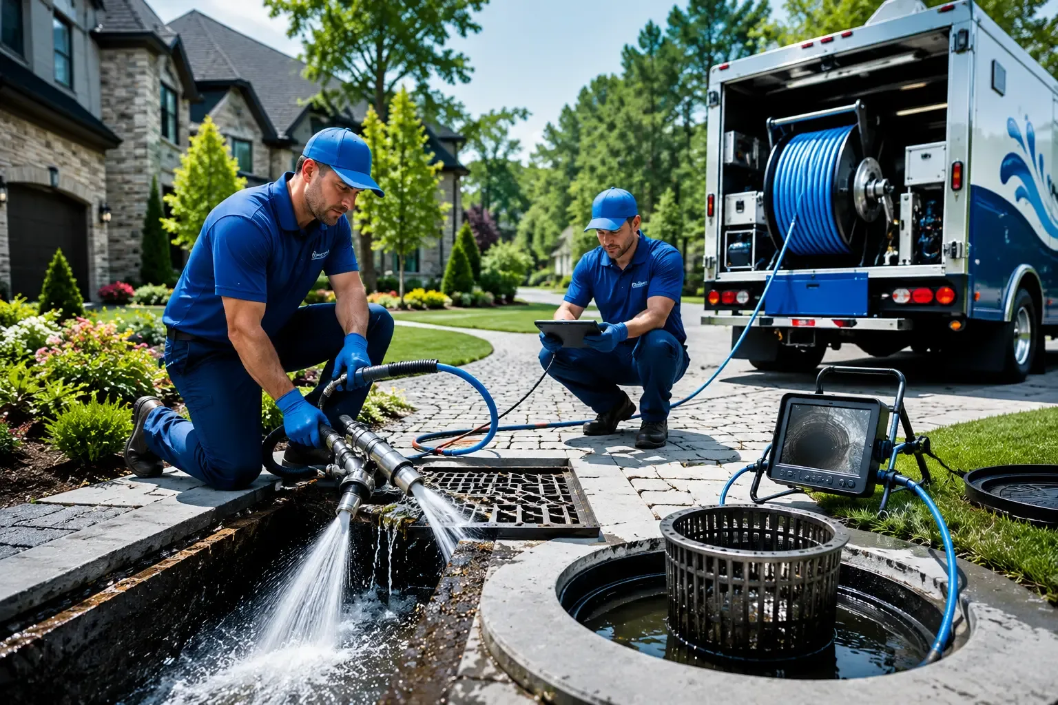 Local outdoor drain cleaning professionals in Lancaster, OH
